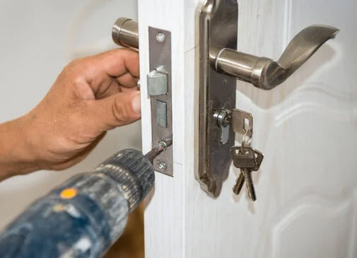 lock being replaced